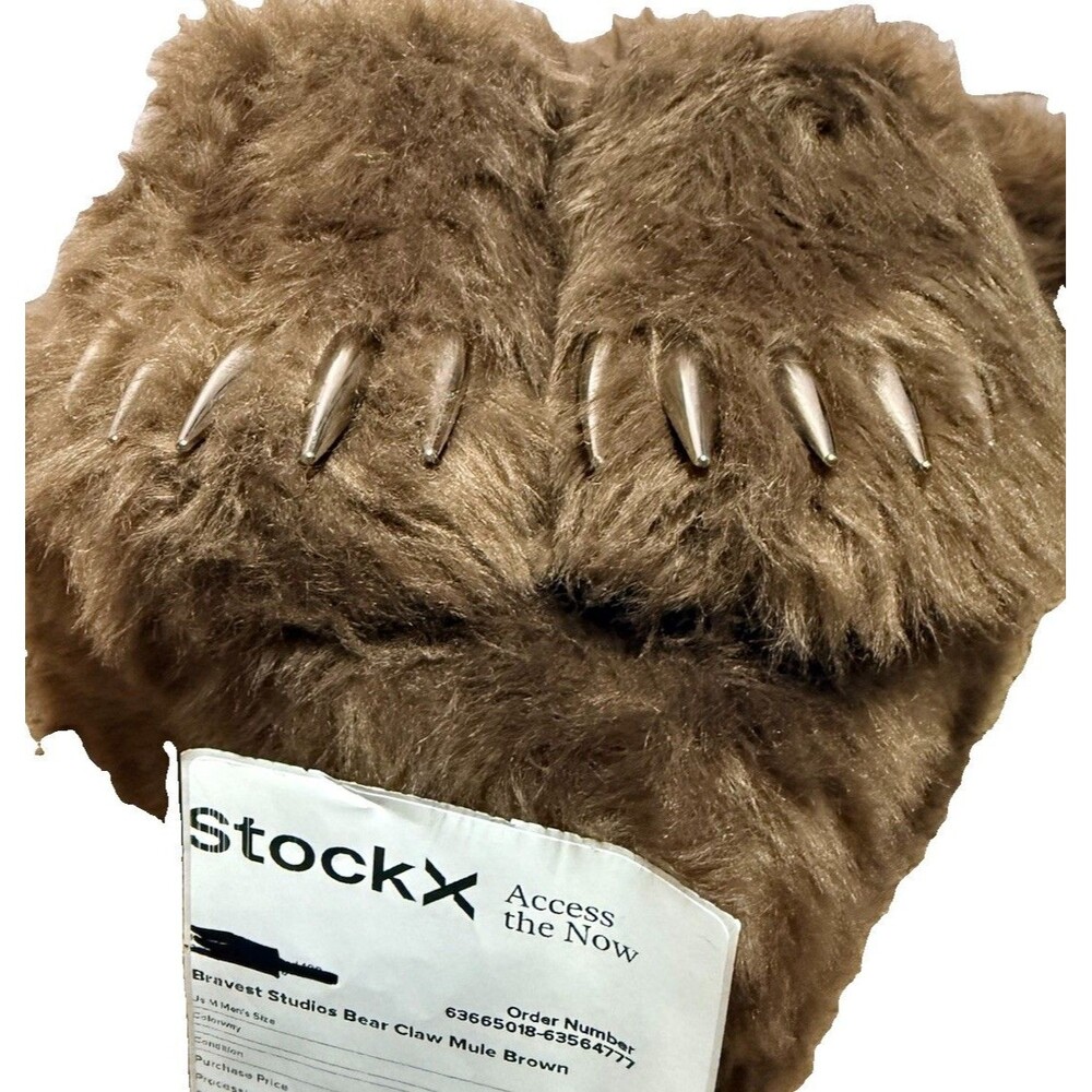 Bravest Studios Bear Claw Mules Brown Men’s Size 11 Stockx Purchase